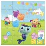 Магнитен пъзел 60 ел. Къщата за кукли на Габи Gabby's Dollhouse 18x18x2 см с 3 пъзела по 20 ел.